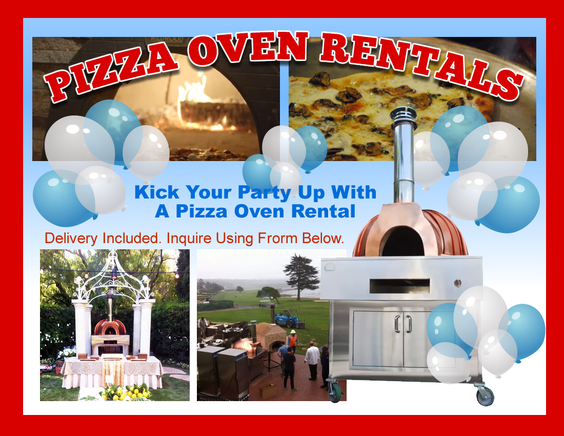 Wood Fired Oven Rental - Small